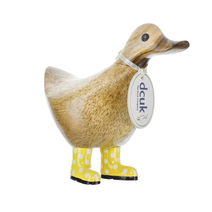 DCUK Spotty Boots Ducky - Yellow